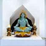 Mahayogi Shiva idol - Blue | 4 inch | Shiv ki murti