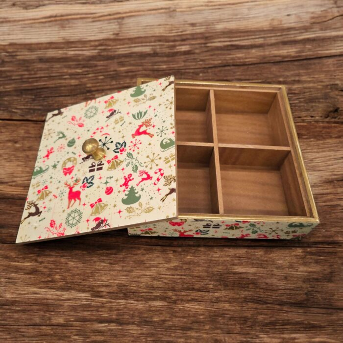 4 Partition Box | Christmas Gift & Decoration