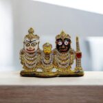 Lord Jagannath Idol - Color - 2.5 inch | Small Idol for Car and Home Mandir