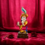 Lord Krishna statue - 23 inch - color