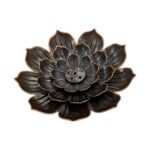 Top profile view of the Lotus Incense holder