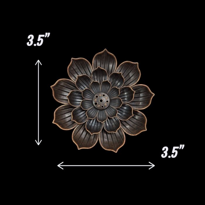 Dimensions for lotus shaped Incense holder