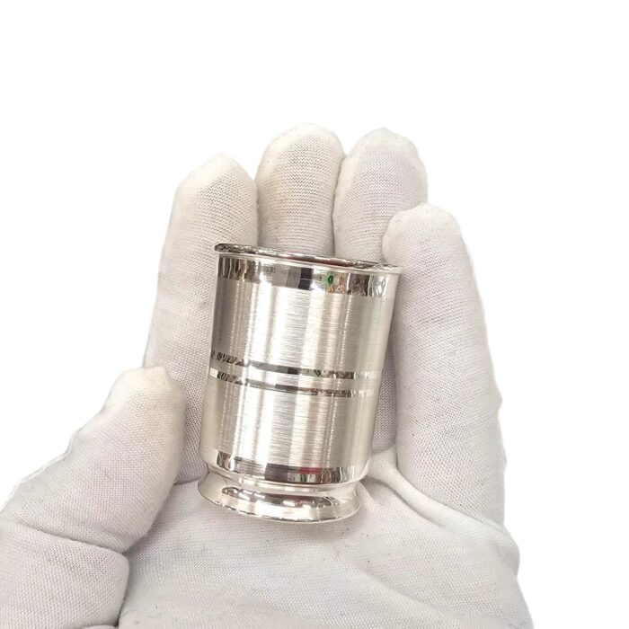 Pure Silver Glass - 1.8 inch | Silver tumbler