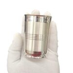 Pure Silver Glass | 3.1 inch pure silver glass