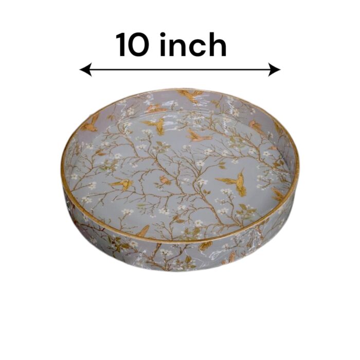 10-inch decorative serving tray