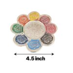 Seven Chakra Incense Holder - Silver Plating