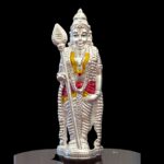 999 Pure Silver - Lord Murugan Idol | Silver Statue in Dome