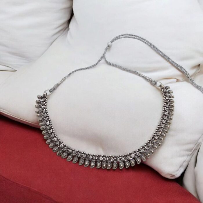 925 Pure Silver - Necklace | Handcrafted Silver Oxidized Necklace