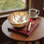 Hand beaten Brass Tibetan Singing Bowl – Ten inch – Matt Finish