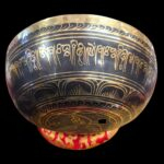 Fine Etched Handmade Singing Bowl - Ten inch - Image 6
