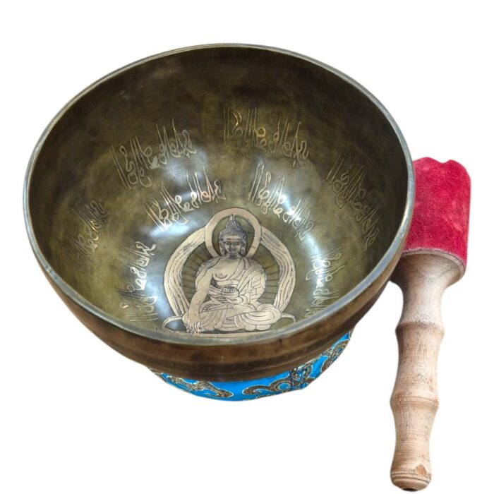 Fine Etched Handmade Singing Bowl - 7 inch - Image 3