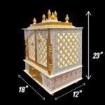 Dimensions of wooden mandir for home