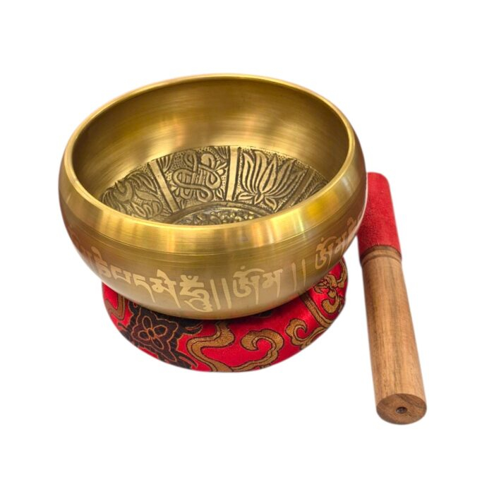 7 inch - Brass Singing Bowl - Machine made - Image 4