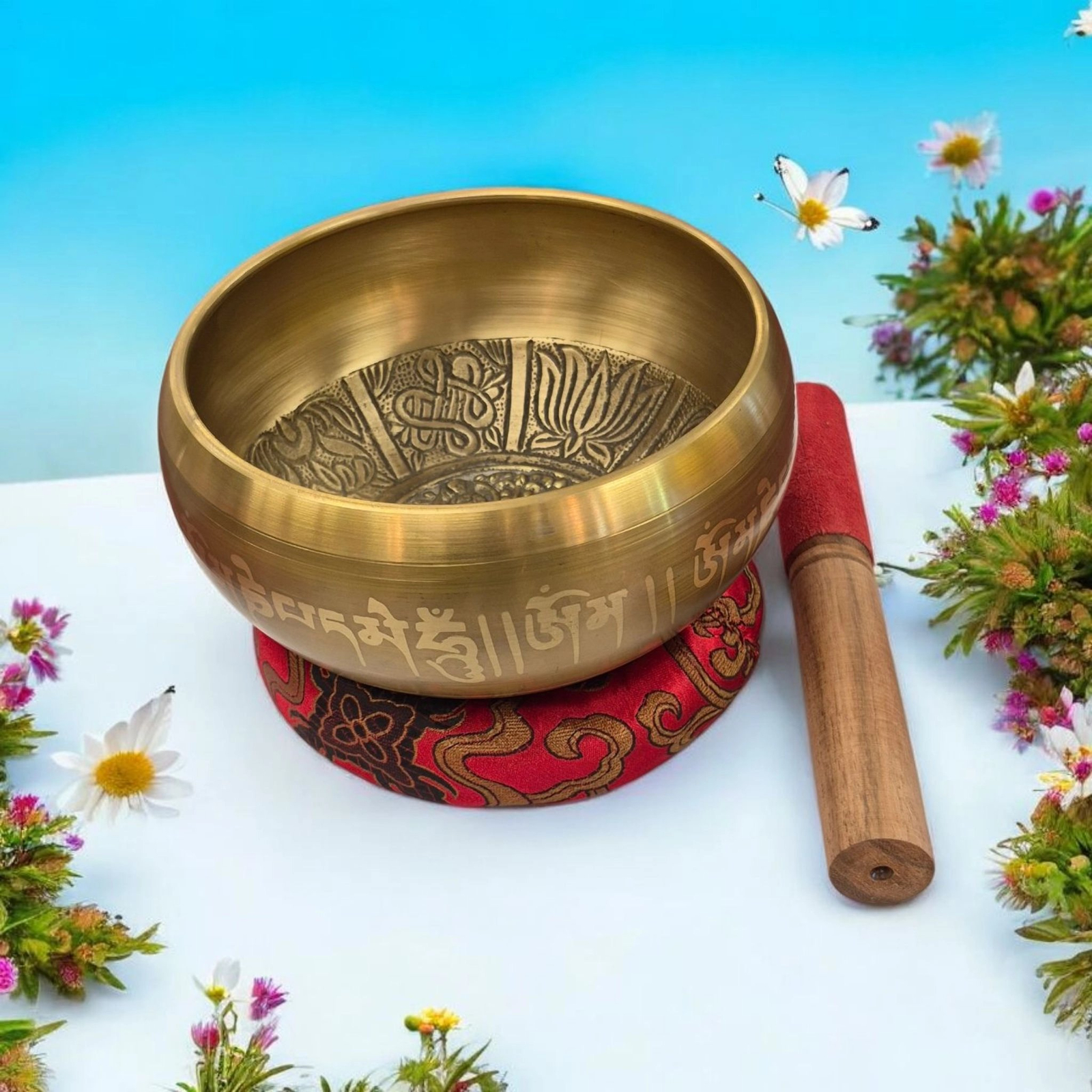 20251218_132458 (1).webp 7 inch - Brass Singing Bowl - Machine made - Image 1