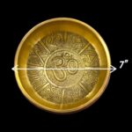 7 inch - Brass Singing Bowl - Machine made - Image 5