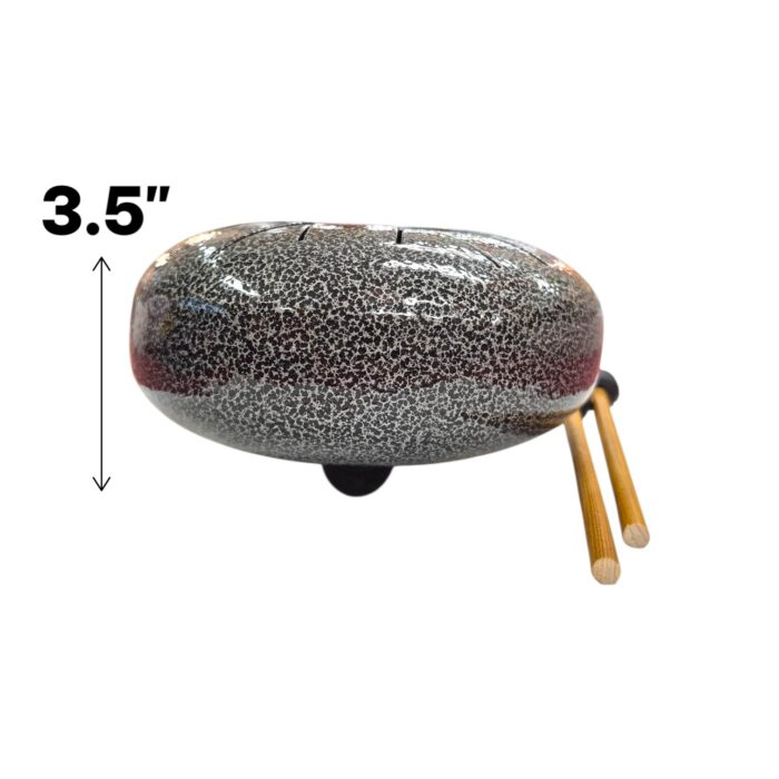 Steel Tongue Drum with a Carry Bag - 6.5 Inches - Image 2