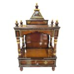 Wooden pooja mandir - 37inch | Large home temple - Image 2