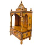 Wooden pooja mandir - 37inch | Large home temple - Image 2