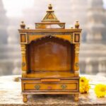 Wooden pooja mandir - 37inch | Large home temple