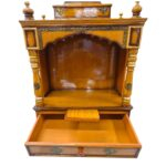 Wooden pooja mandir - 37inch | Large home temple - Image 4