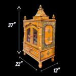 Dimensions of Large wooden mandir with doors