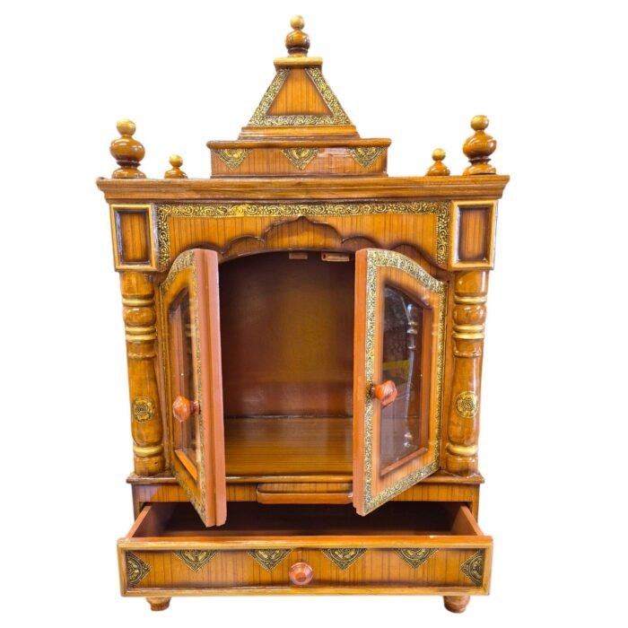 Large mandir with doors and drawers | Perfect for home mandir