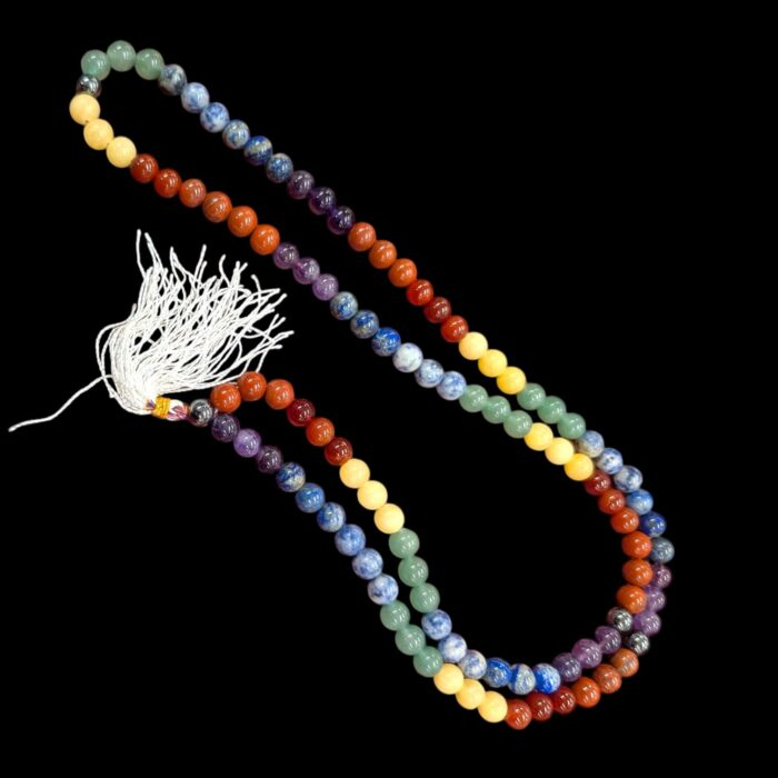 7 Chakra Gemstone Mala Necklace - Image 5
