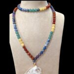 7 Chakra Gemstone Mala Necklace - Image 3