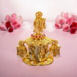 Radha Krishna Themed Kumkum Box