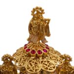 Radha Krishna Themed Kumkum Box - Image 6