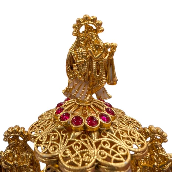 Radha Krishna Themed Kumkum Box - Image 6