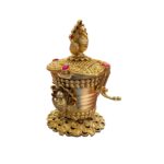 Peacock Themed Kumkum Box - Image 7