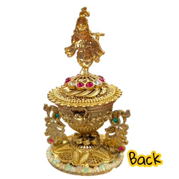 Krishna Themed Kumkum Box - Image 9