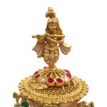 Krishna Themed Kumkum Box - Image 4