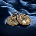 Handmade Bronze Tingsha Bell – 6.7 cm | Tibetan hand cymbals