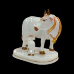 Side Profile of white kamdhenu cow | Annapurna