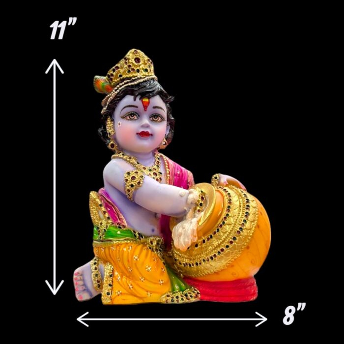 Krishna – Makhan Chor - Color - 11inch - Image 6