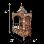 Dimensions of wooden home temple