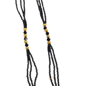 Close up of the 3 line chain for the two wati mangalsutra