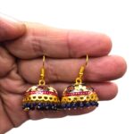 Meena jhumki earrings