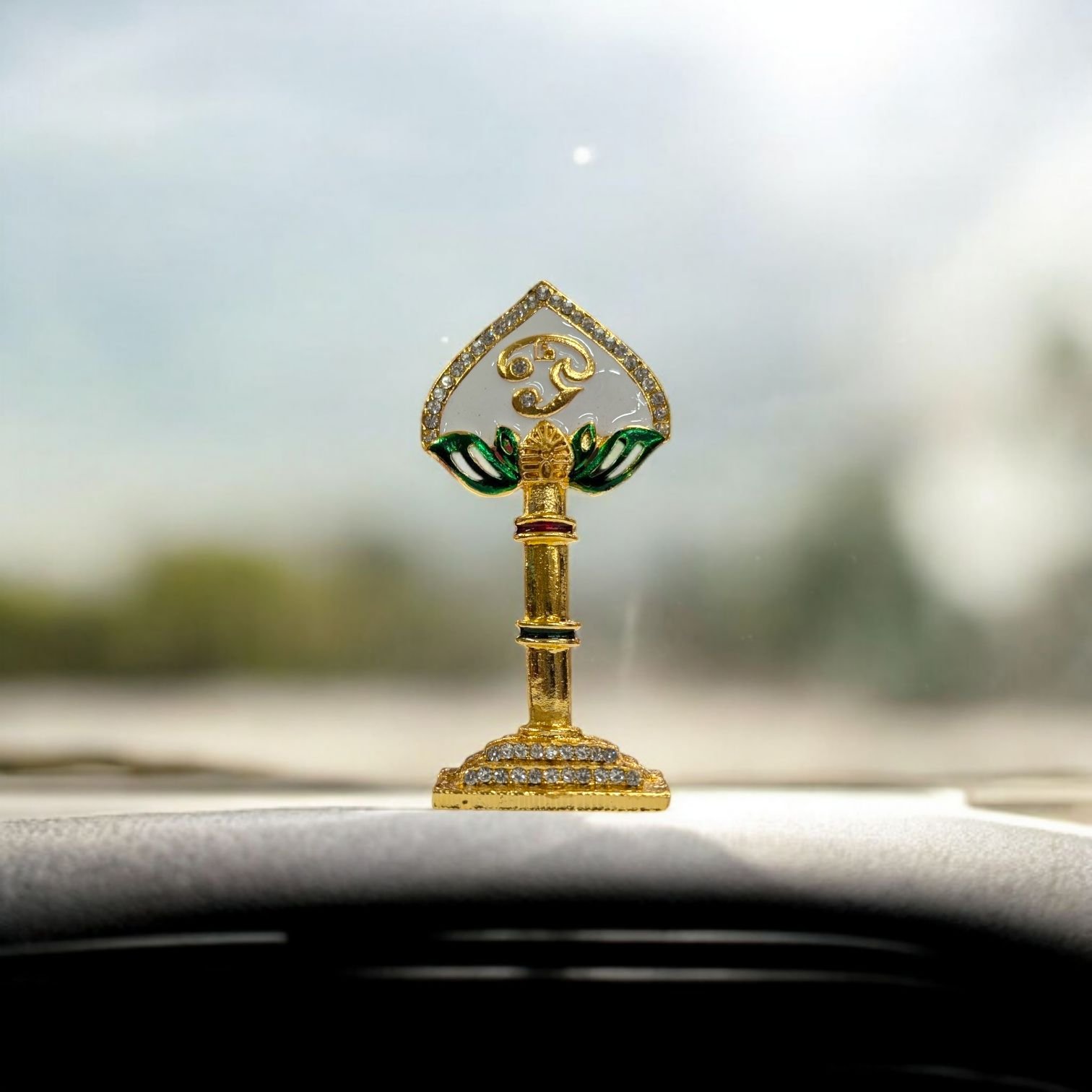 PXL_20251206_230850096 (2).jpg Sri Murugan Vel Idol - White color Finish | Statue for Car Dashboard - Image 1