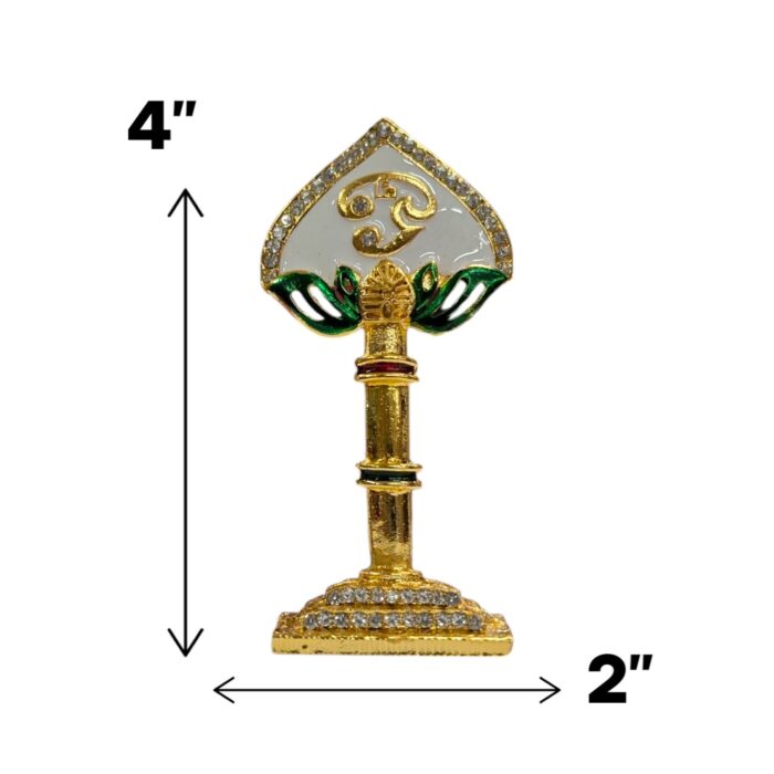 Sri Murugan Vel Idol - White color Finish | Statue for Car Dashboard - Image 5