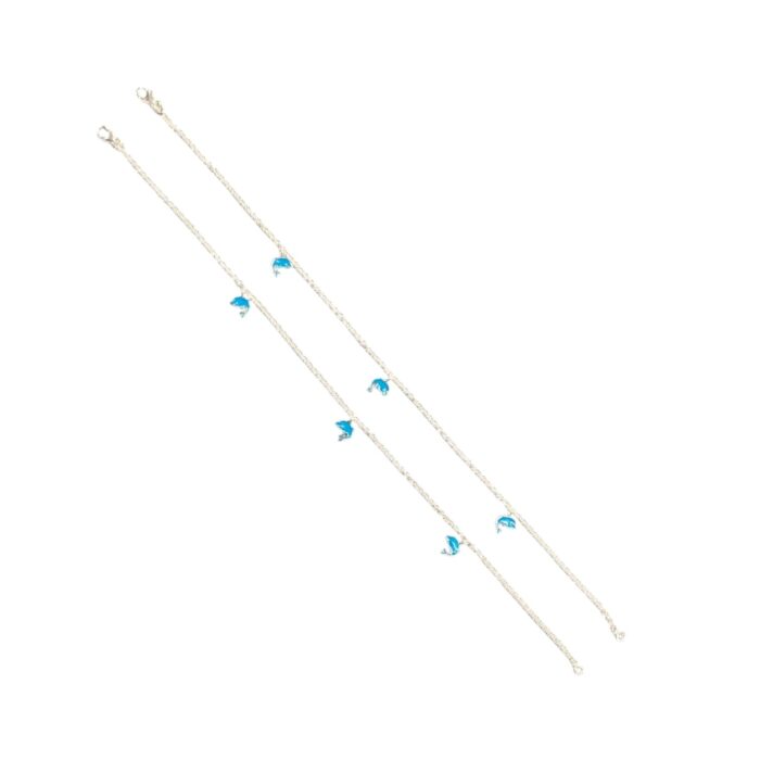 Pair of Silver Anklets for Adults | Chandi ki payal