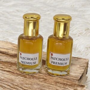 Patchouli attar with rose and jasmine notes