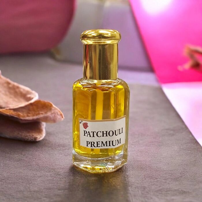 Earthy patchouli attar | Premium patchouli perfume oil bottle