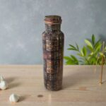 The 1000ml Artisan Copper Bottle in holistic enviornment