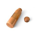 1000 ml embossed pure copper water bottle