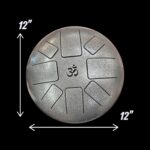 Steel Tongue Drum with a Carry Bag - 12 Inches - Image 4