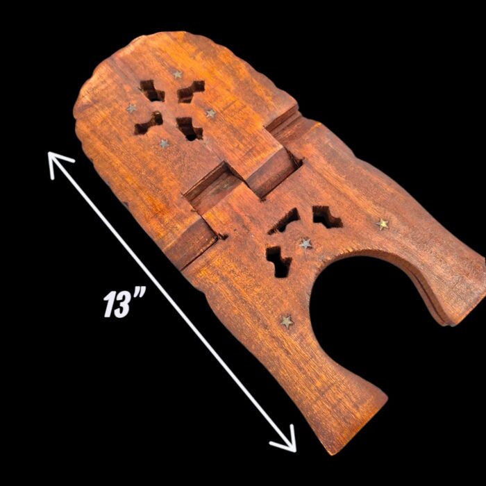 Handmade Wooden Prayer Book Stand - Big - Image 6