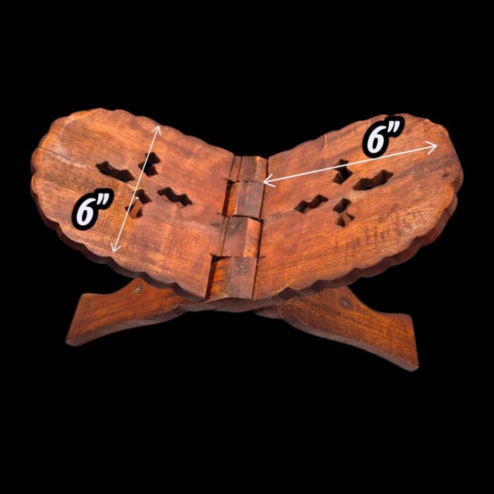 Handmade Wooden Prayer Book Stand - Big - Image 7
